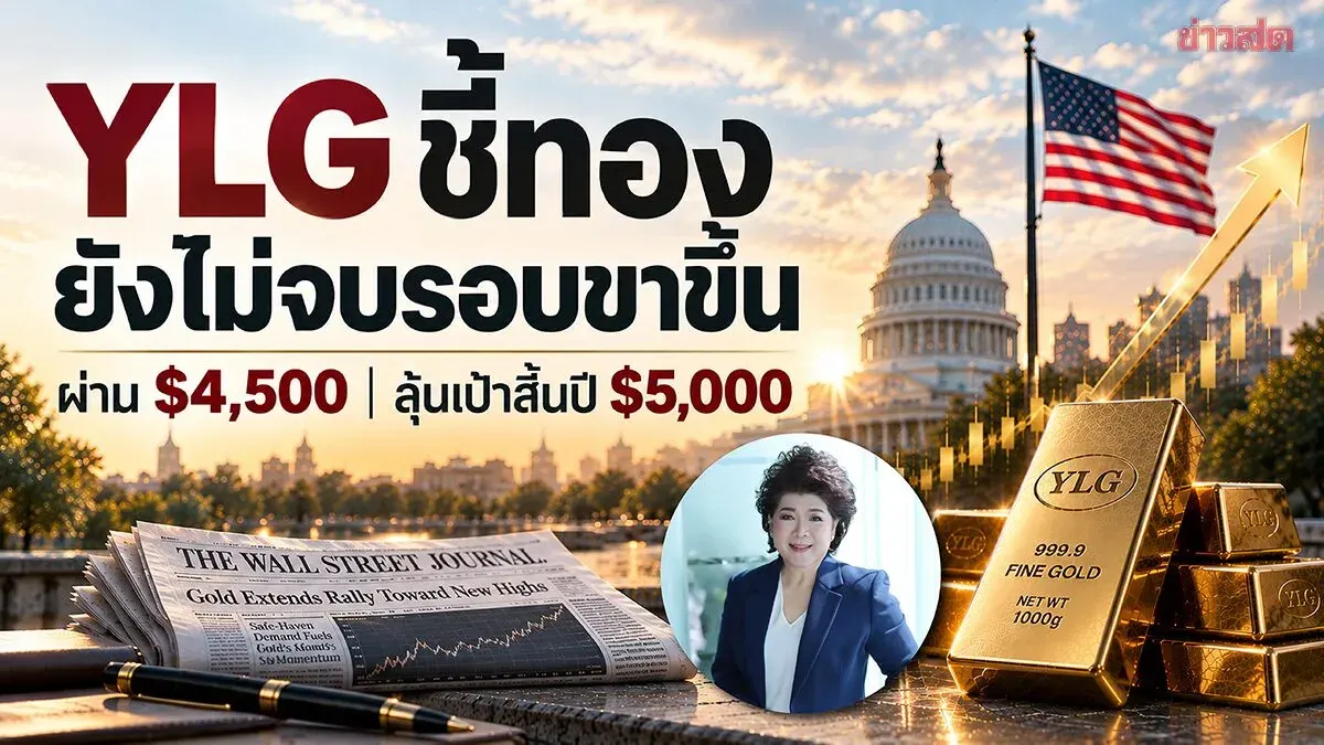 Gold Set to Hit 77,000 Baht by Year End, Experts Advise Staged Investing