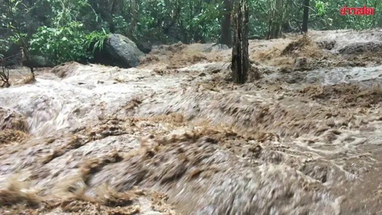 Department of Mineral Resources Warns 5 Provinces of Landslide and Flash Flood Risk from May 26-28