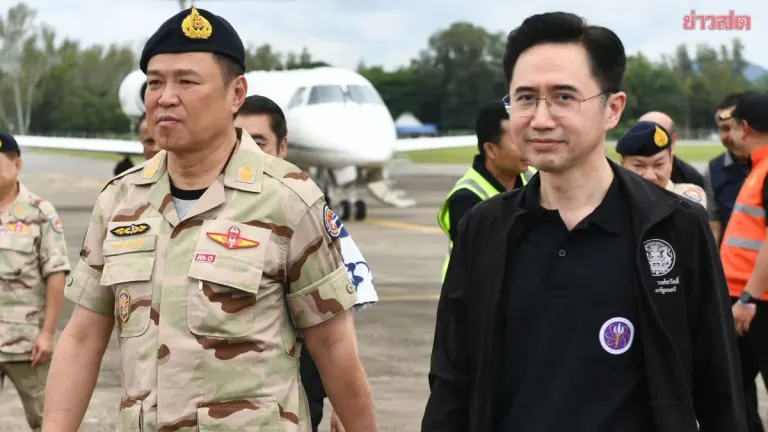 PM Anutin Chairs Flood Response for Northern Thailand