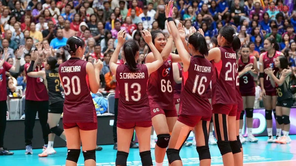 Thai U18 Girls Volleyball Team Beats Australia Twice at Asian Championship