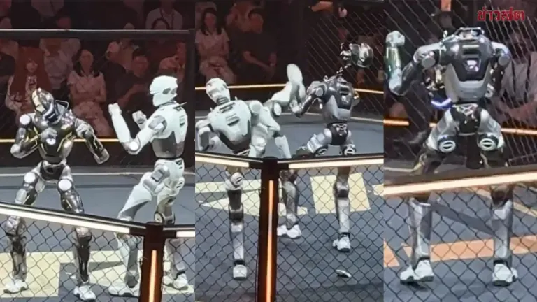 Robot's Head Flies Off But It Keeps Fighting