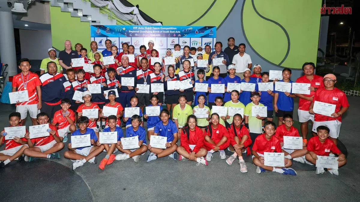Thailand's Under-12 Tennis Teams Secure Spots in 2026 Asian Championship Finals