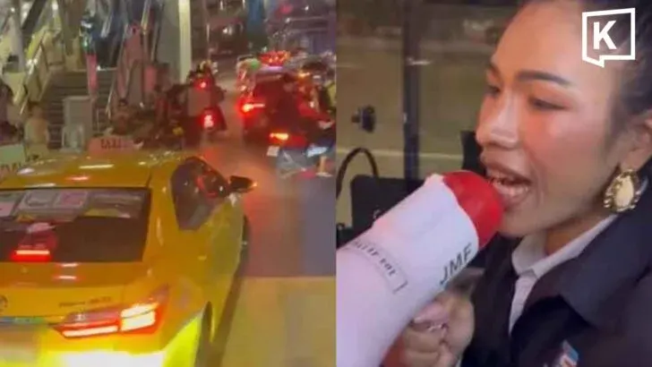 Bus Captain Uses Megaphone to Clear Blocked Bus Stops