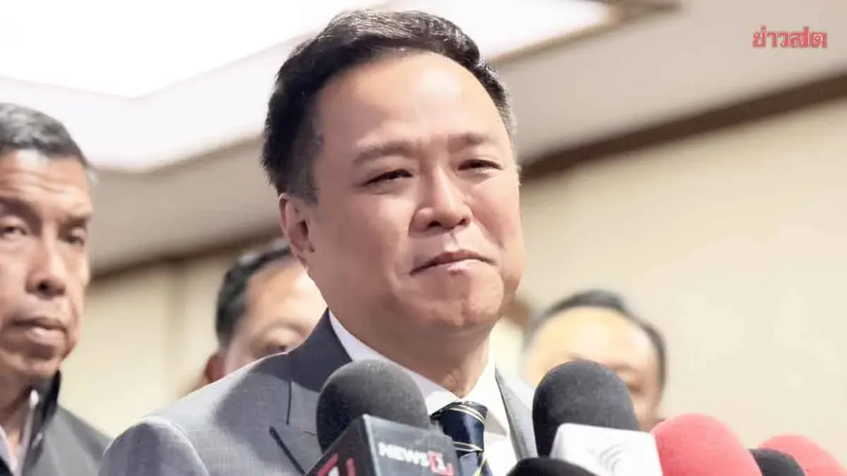 Anutin Warns Officials, Calls for Riverside Flood Prep