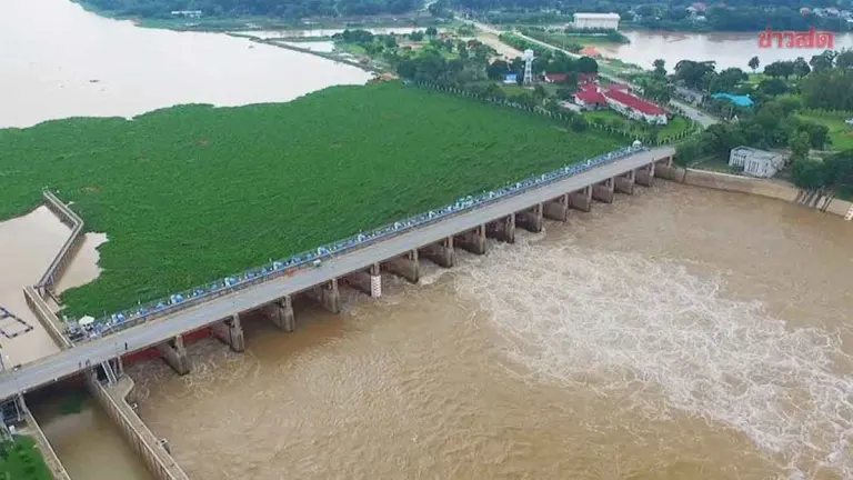 Irrigation Dept Releases 2,500 cu.m Water, No Bangkok Impact