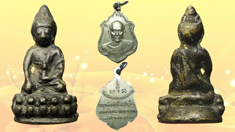 Revered Thai Buddhist Amulets Showcase Sacred History