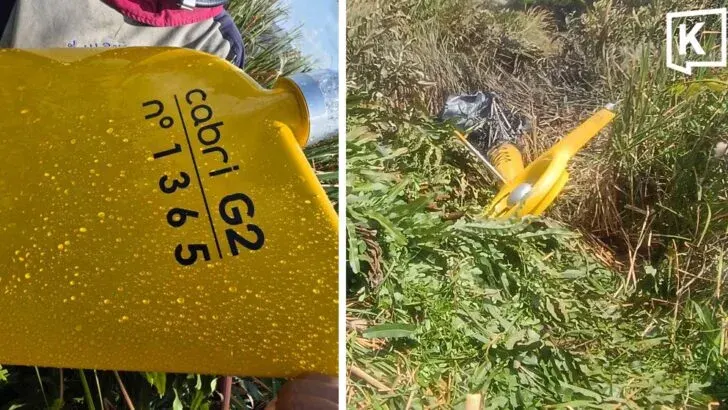 Training Helicopter Crashes in Bang Pu, Both Escape Safely