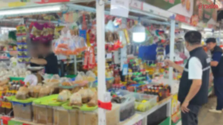 Bangkok Labor Office Conducts Integrated Crackdown on Popular Market, Arrests 9 Illegal Foreign Workers