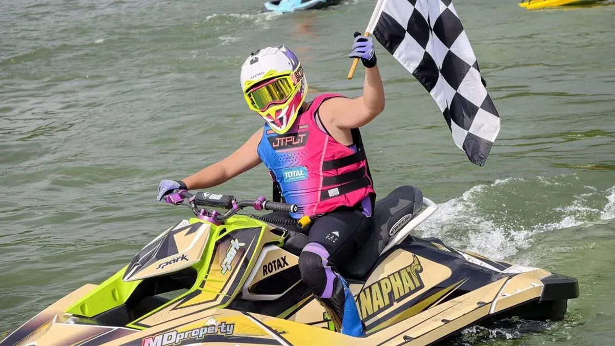Thai Teen Jet Ski Champion Wins International Title in Malaysia