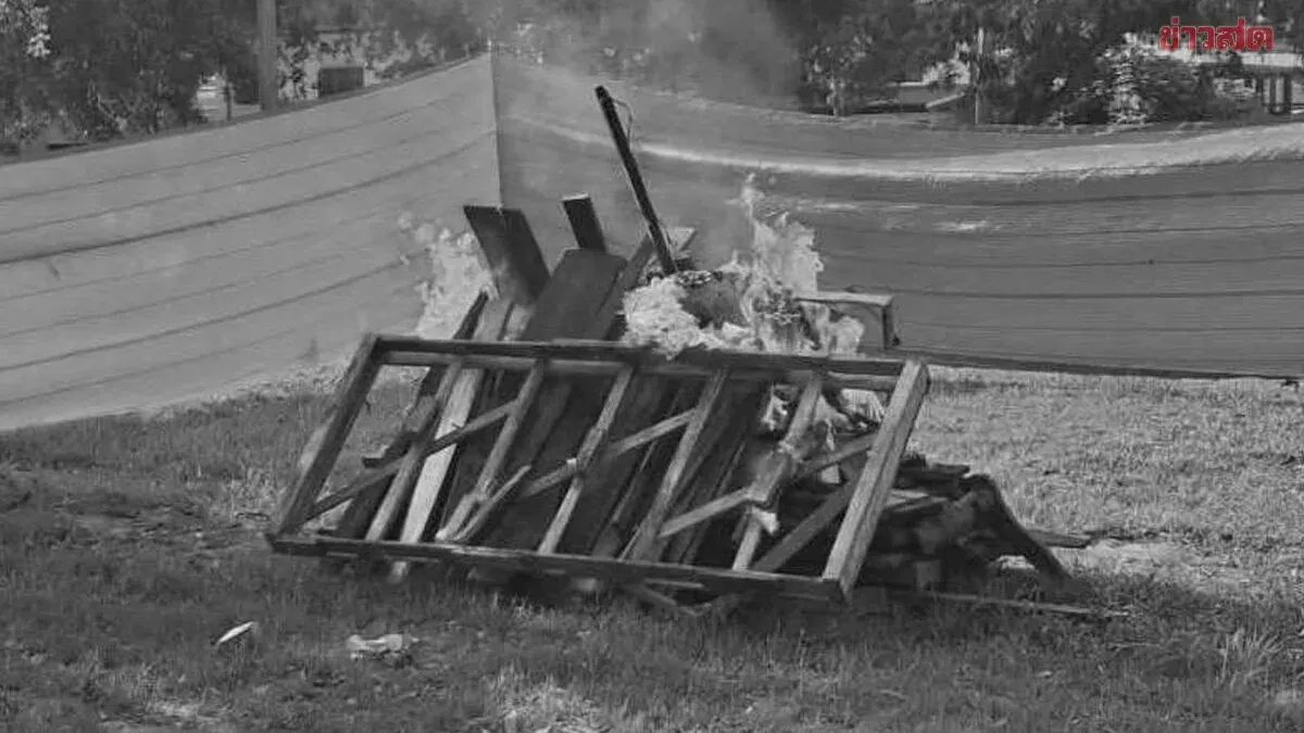Tragic: 25-Year-Old Weighing 198 kg Cannot Fit in Crematorium, Temple Uses Traditional Outdoor Cremation Method