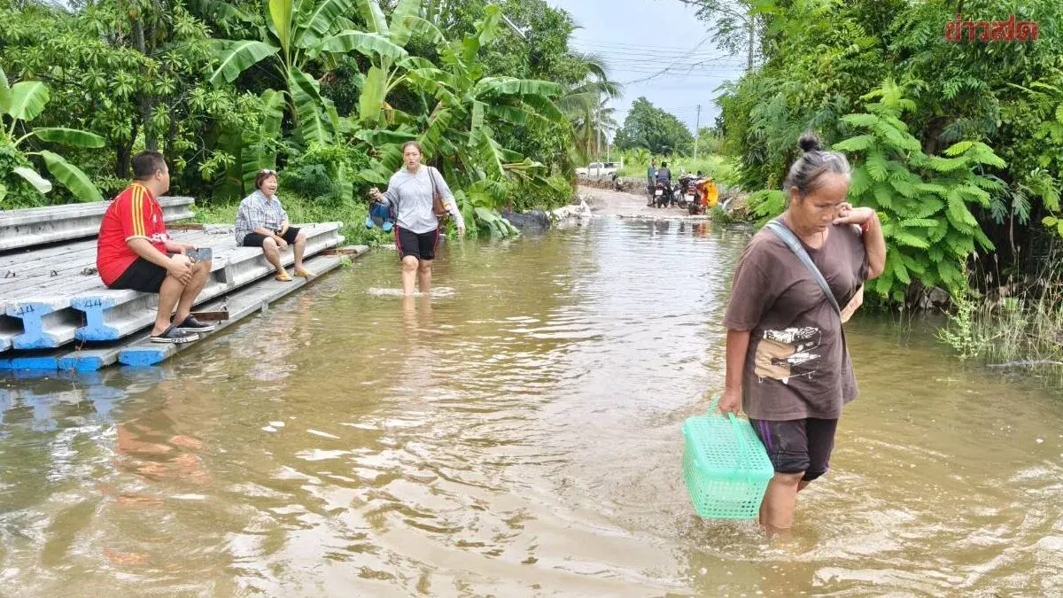 Nakhon Pathom Faces Combined Seawater and Northern Floods
