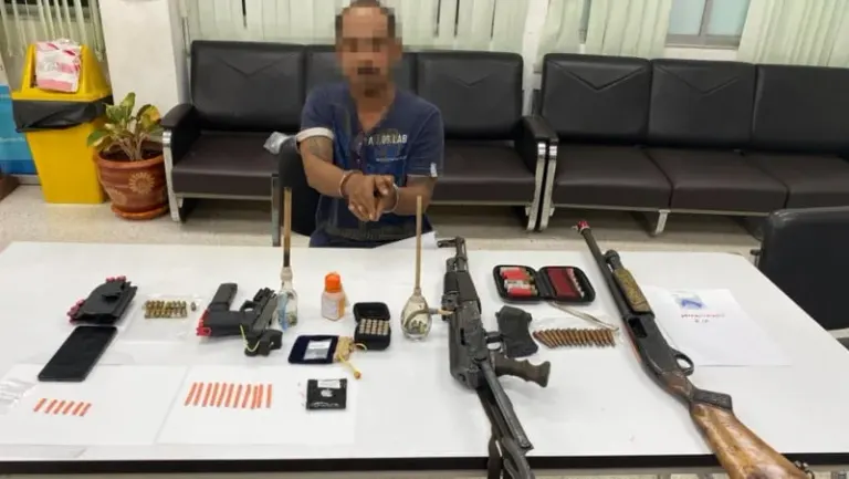 Phuket man held in Phang Nga gun and drug bust