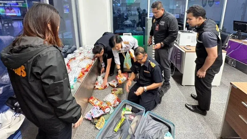Russian Arrested At Phuket Airport With 17.6kg Cannabis
