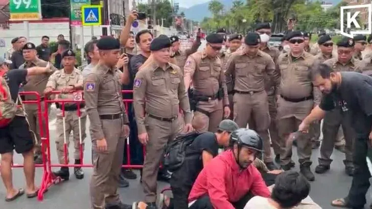 Two Injured In Clash Between Protesters And Police At China Consulate