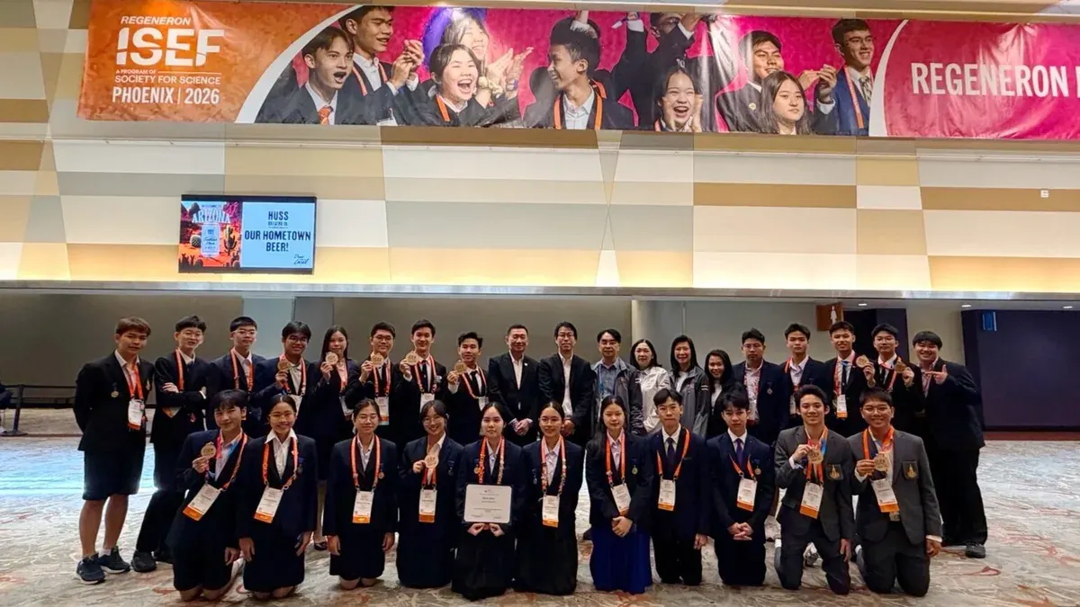 Thai Students Excel! Sweep 6 Awards at World Science Competition