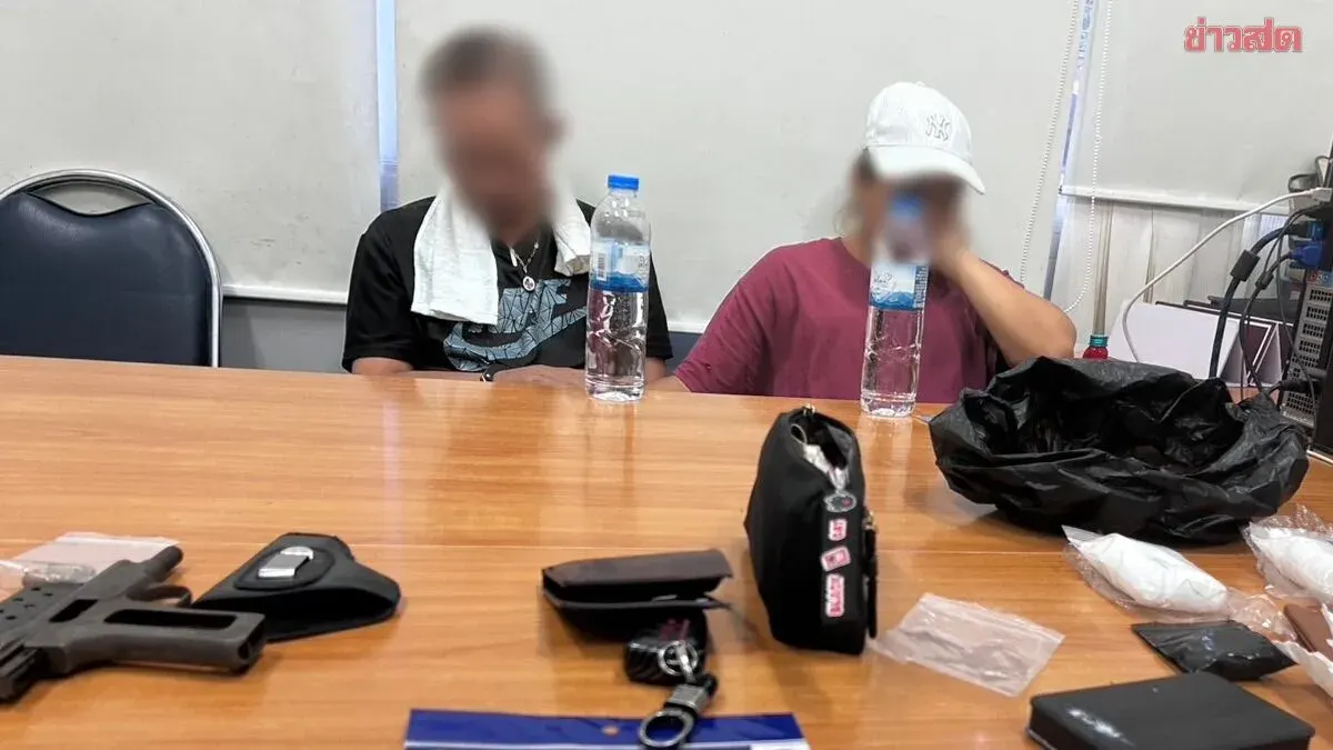 Couple Arrested in Koh Samui Drug Bust with 1.2kg Ice, 200+ Yaba Pills