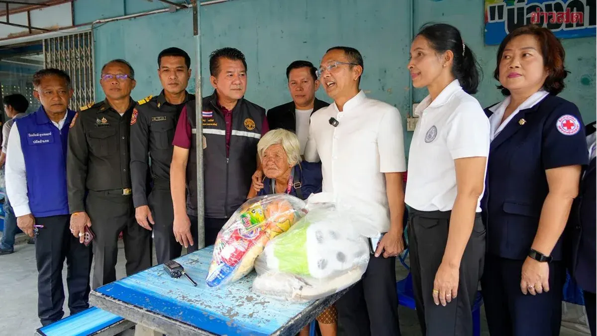 Songkhla Governor Mobilizes Aid for Homeless Elderly Woman