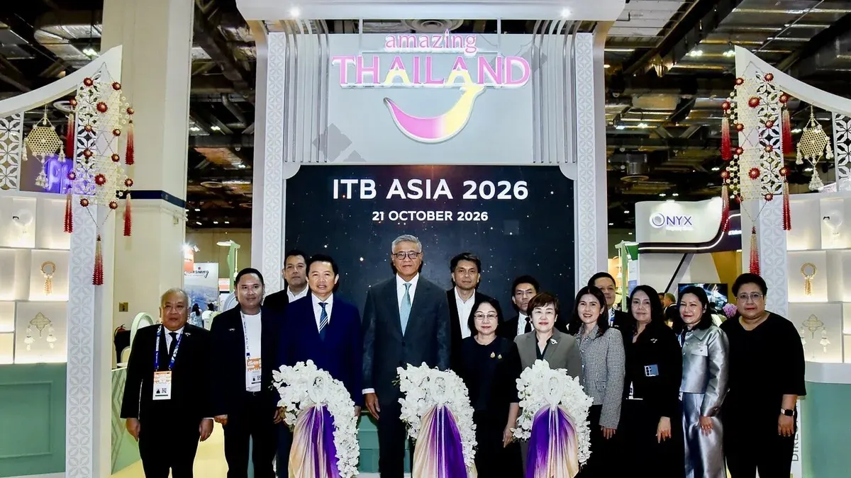 TAT Leads 14 Thai Operators to ITB Asia in Singapore