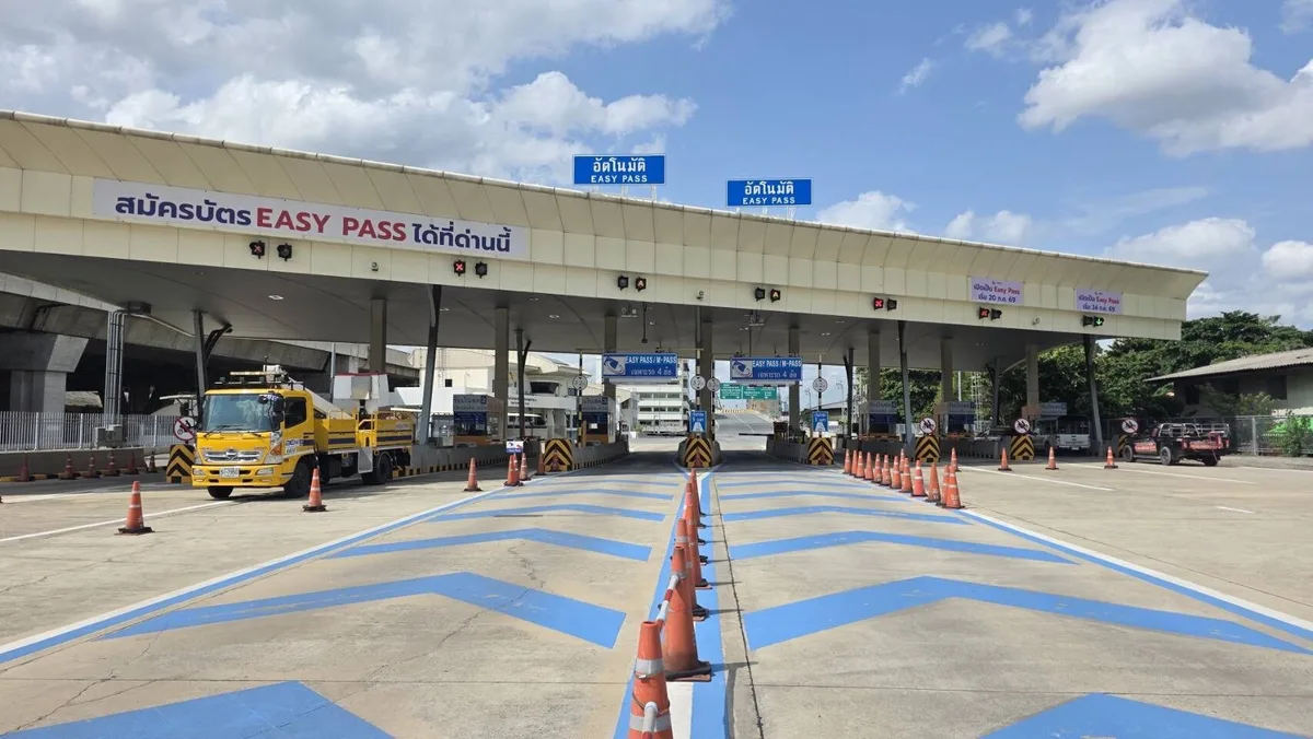 Bangkok Expressway Shifts Easy Pass Lanes, Adds Two New Channels