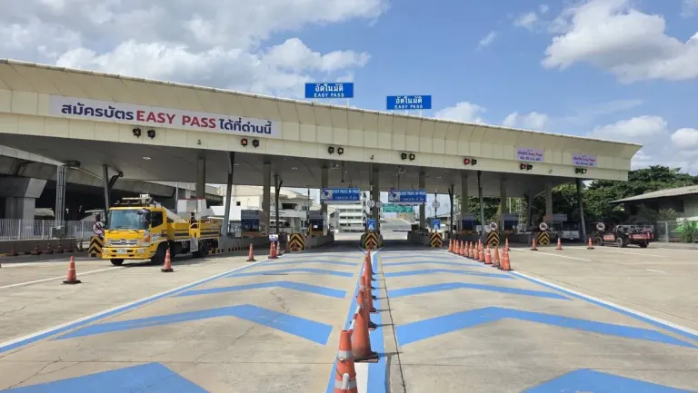 Bangkok Expressway Shifts Easy Pass Lanes, Adds Two New Channels