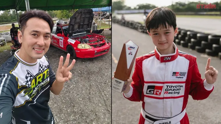 Thai Singer Defends Young Kart Racer Against Cheating Claims