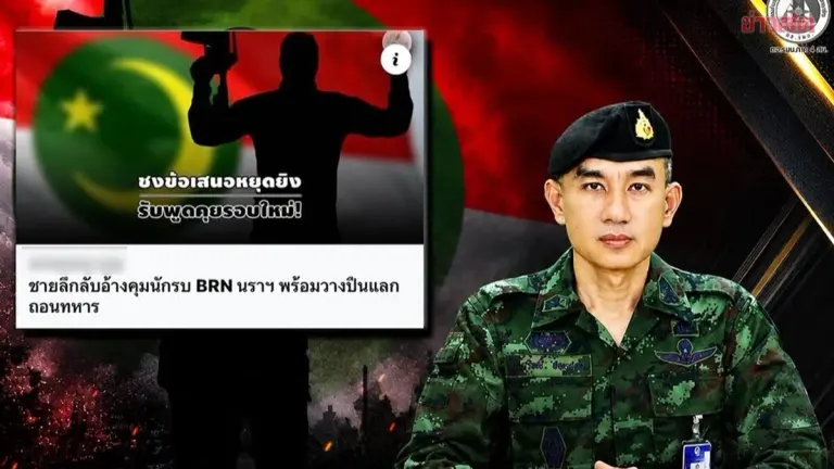 Thai Security Warns Against Alleged BRN Leader's Ceasefire Claims