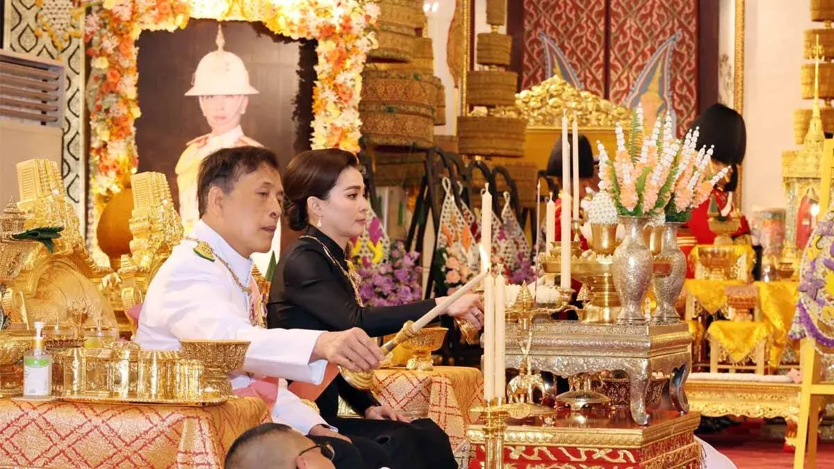 King and Queen Conduct 50-Day Memorial Rite for Princess Galyani