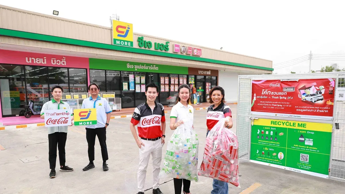 CJ MORE Partners with Coca-Cola Thailand on Recycling Program