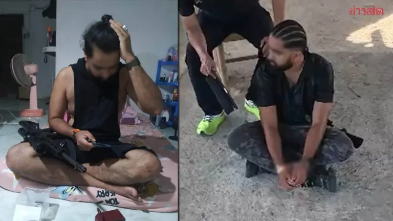 Game Over! Indian Man Caught Flaunting Rifles and Target Practice on Koh Phangan