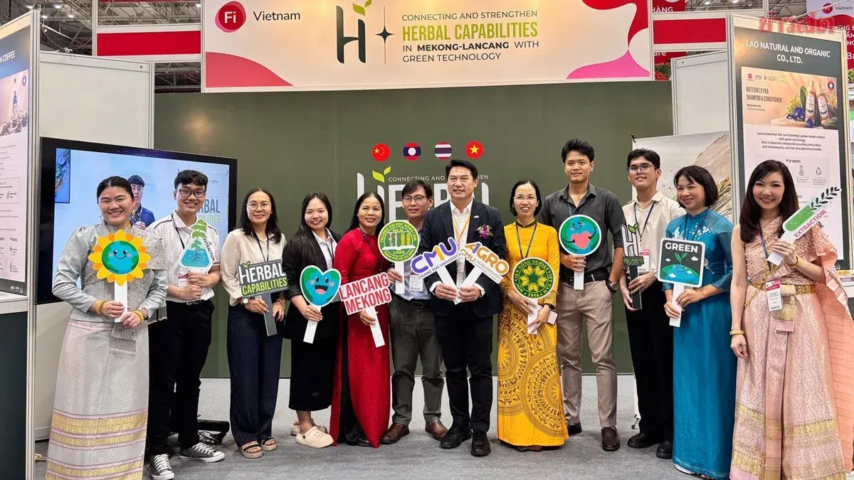 Chiang Mai University Wins 'Better Stands Gold Award' at Fi Vietnam 2026, Showcasing Thai Herbal Innovation on the Global Stage