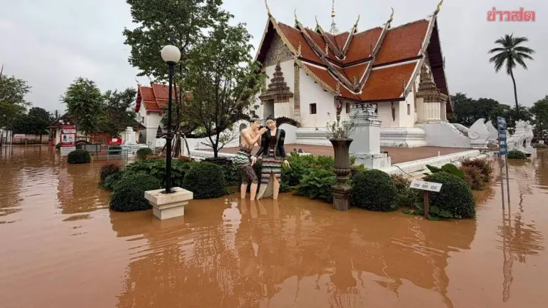 Floodwaters Breach Nan City, Economic Zone Submerged 1.5 Meters
