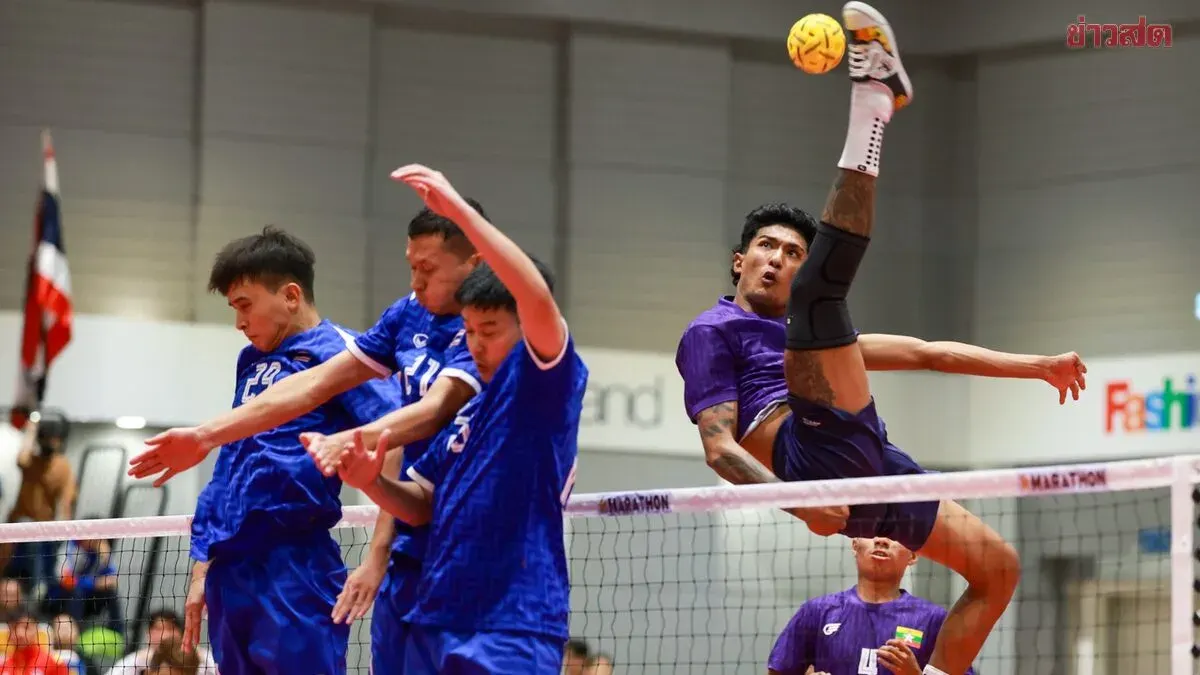 Thailand Loses Men's Takraw Final to Myanmar at King's Cup