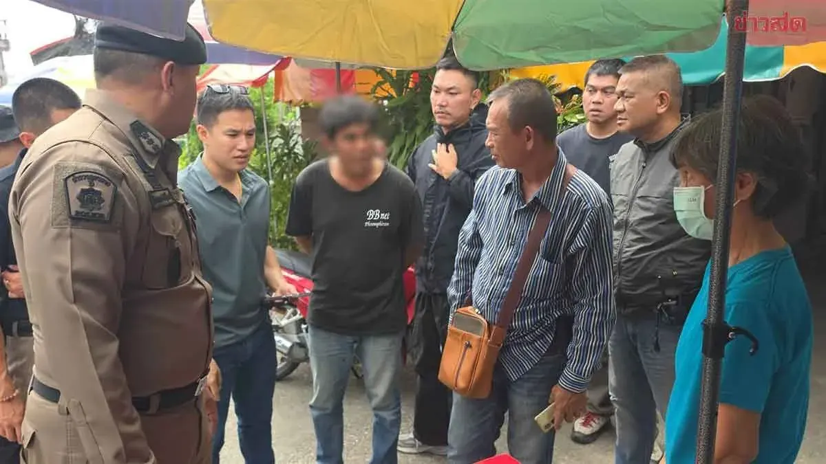 Police Arrest Suspect in Lottery Stall Theft, Phitsanulok