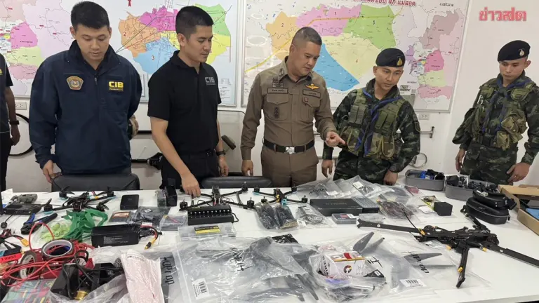 Myanmar Man Arrested Smuggling High-Tech FPV Drones Into Thailand