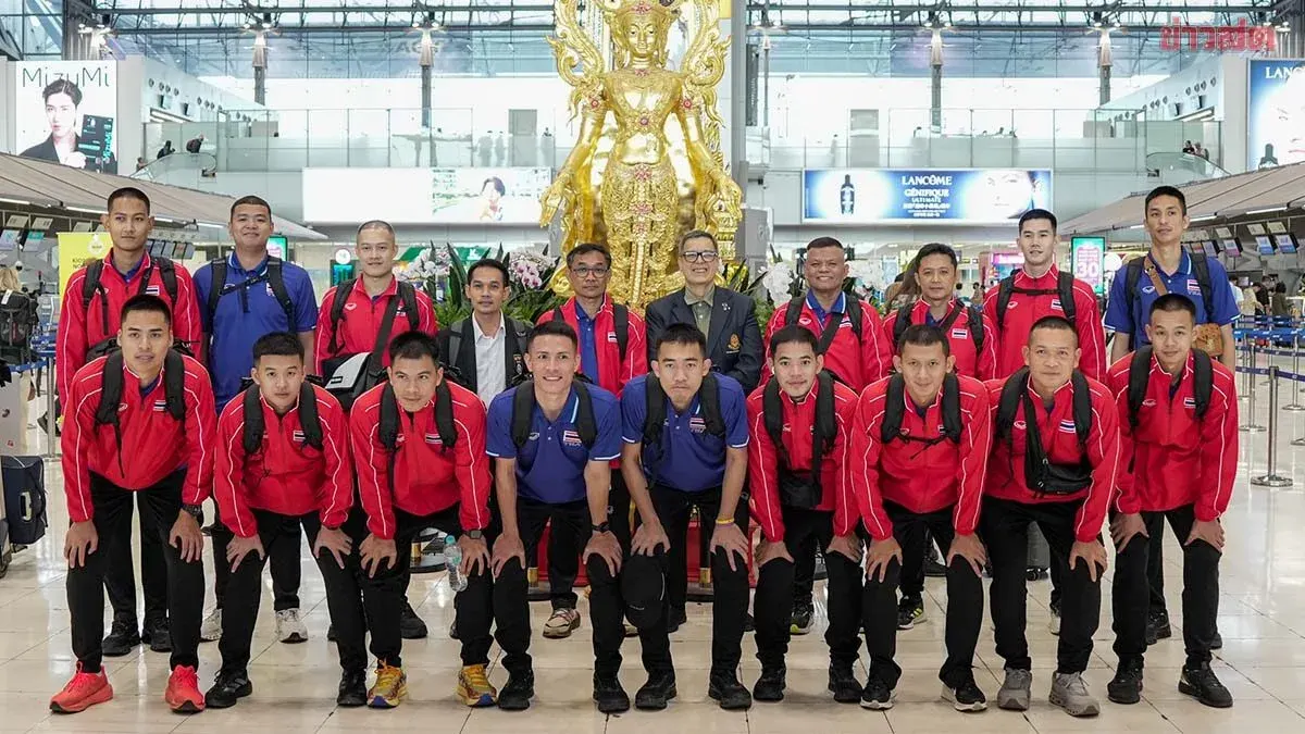 Thai Sepaktakraw National Team Heads to Malaysia to Compete for World Championship