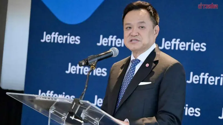 Thai PM Pitches Investment Opportunity to Global Finance Firms