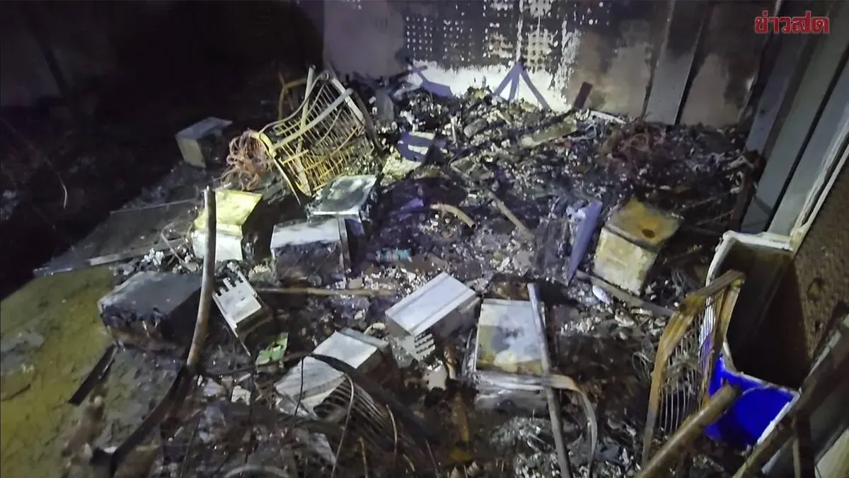 Underground Bitcoin Mine Fire Destroys 20 Computers in Kanchanaburi