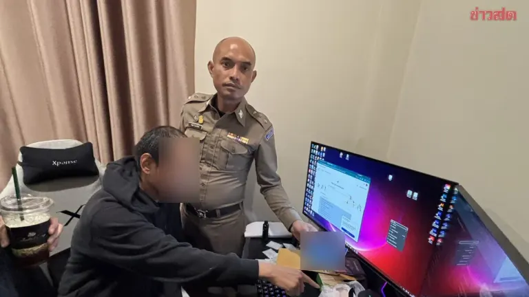 Police Bust Major Gambling Website Operating in Khon Kaen