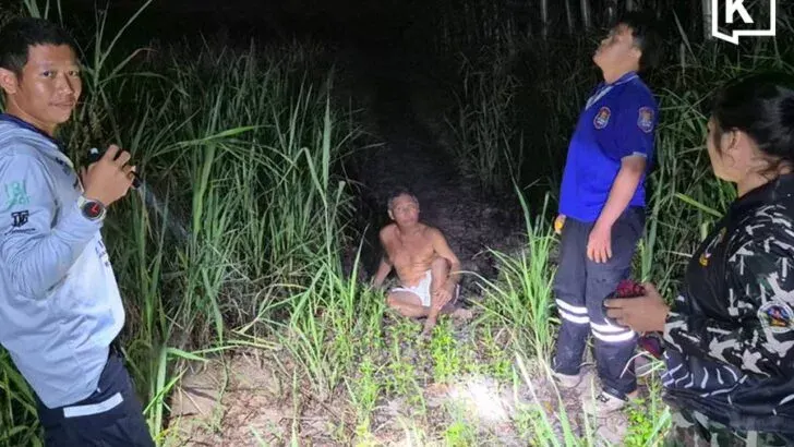 Thermal drone locates missing man after extensive forest search