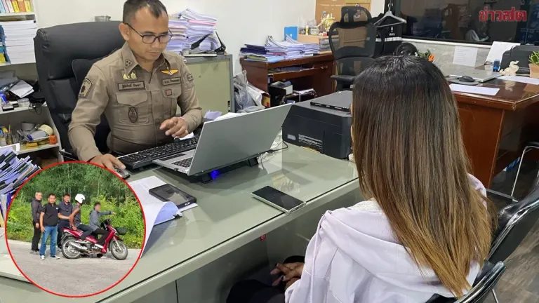 Man Arrested for Knife Attack, Motorcycle Robbery in Kamphaeng Phet