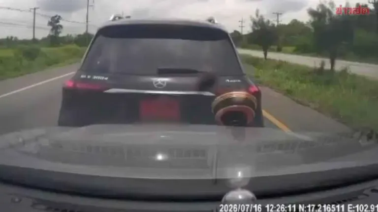 Mercedes Driver Tailgates, Cuts Off Truck, Reverses to Crash