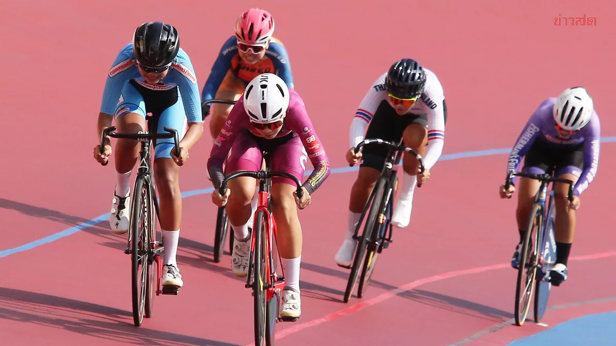 Natchaa Dominates with Six Championship Titles at Thailand Track Cycling National Championships Round 2
