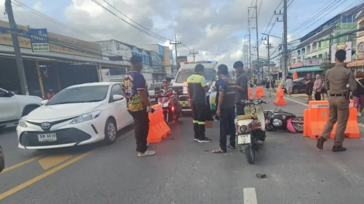 Child Killed in Phuket Motorbike-Truck Collision