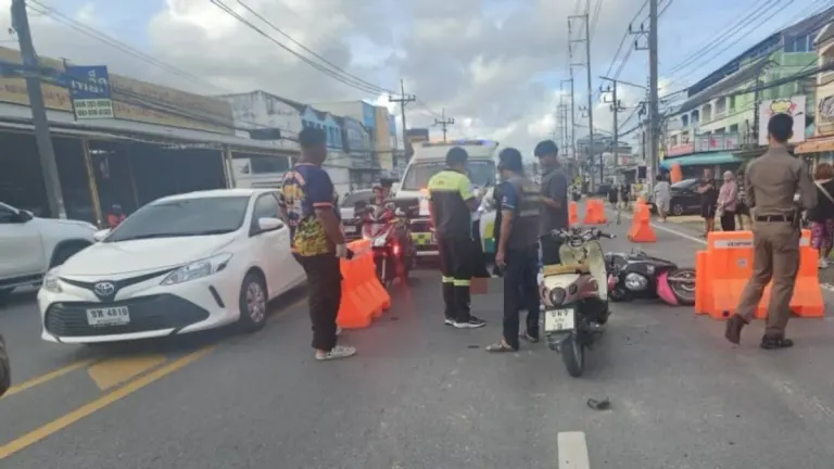 Child Killed in Phuket Motorbike-Truck Collision