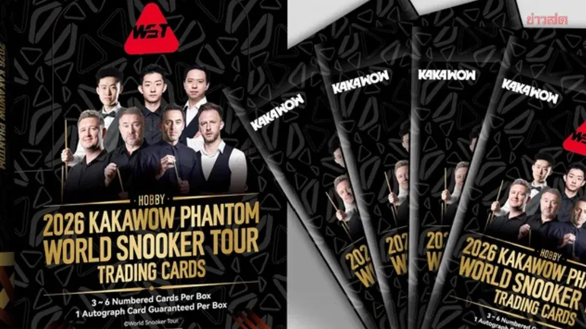 Thai Snooker Players Featured in WST 2026 Trading Card Launch