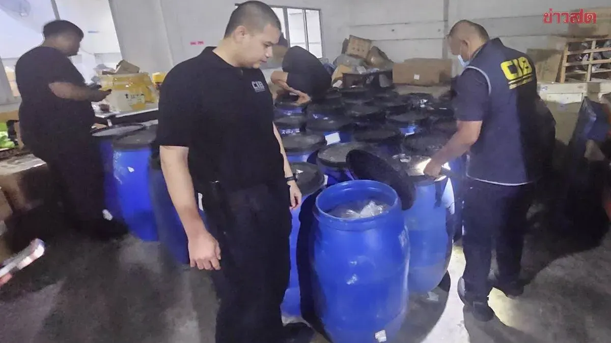 Police Raid Chinese Warehouse, Seize 5 Tons Smuggled Pork Intestines