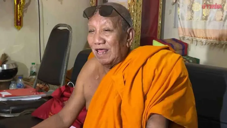Abbot Adul Returns to Temple After Hospital Visit