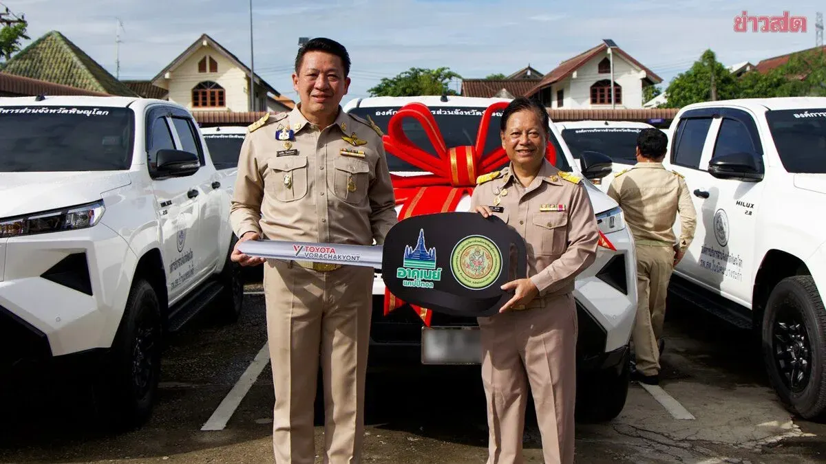 Phitsanulok Province Delivers 35 Vehicles to Health Centers