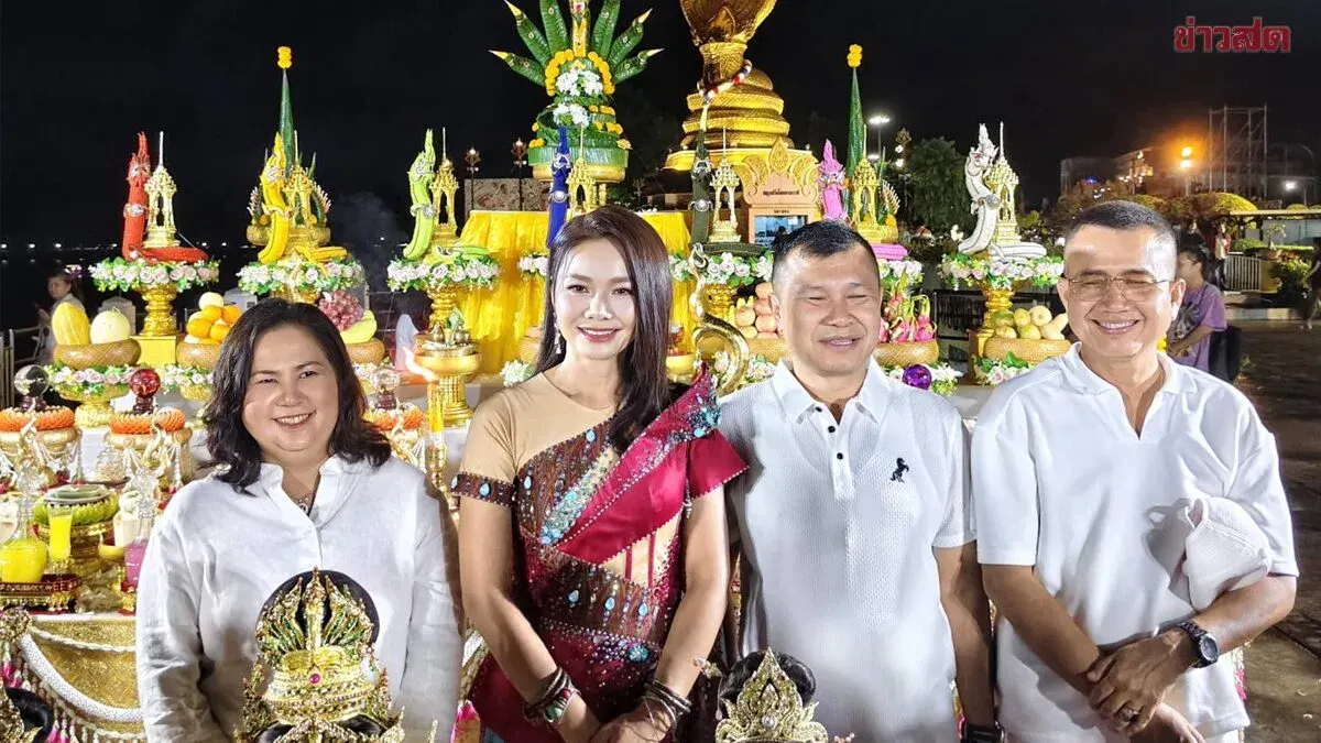 Businesswoman Fulfills 10 Million Baht Vow, Hires Singer Tai Orrathai for Thank-You Concert at Naga Shrine as Lottery Numbers Revealed