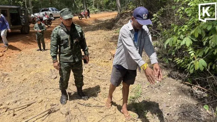 Thai man confirms crossing into Cambodia while foraging